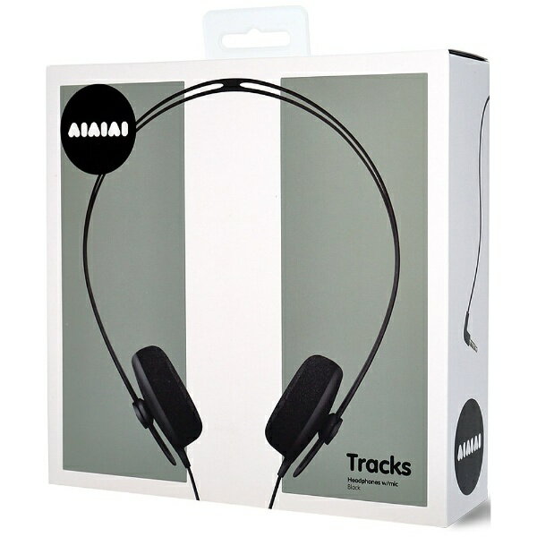 AIAIAI / Track 有線ヘッドホン ブラック Amazon.com: AIAIAI Tracks Wired On-Ear Headphones with Inline Mic