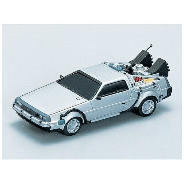 アオシマ バック トゥザ フューチャーPart1〜3 デロリアン(4台セット) 映画『バック・トゥ・ザ・フューチャー』のタイムマシンをアオシマが