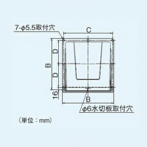 panasonic パナソニック 一般換気扇用部材 屋外フード 樹脂製  用 fy-20hdp2