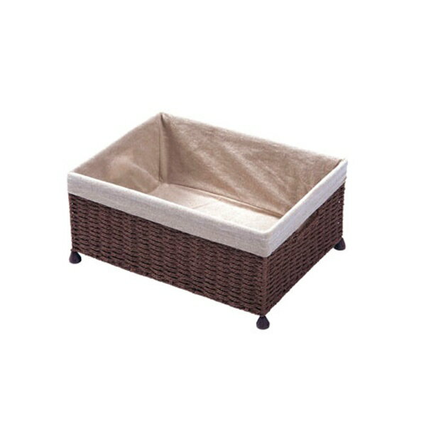 萬洋 ペーパーバスケット 客席用足つき ブラウン