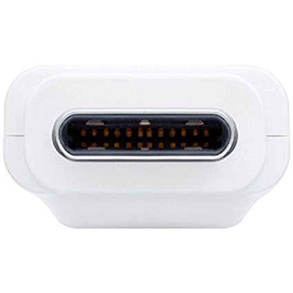 NTTドコモ microUSB変換アダプタ B to C 01/ホワイト