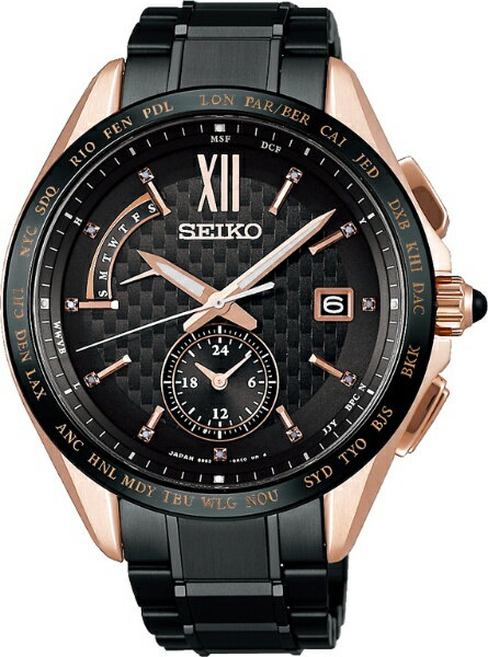 SEIKO ブライツ　フライト　エキスパート　SAGA215 ブライツ ワールドタイム・ソーラー電波「FLIGHT EXPERT