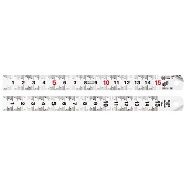 新潟精機 SK キャッチアップスケール快段目盛 15cm CU-15KD