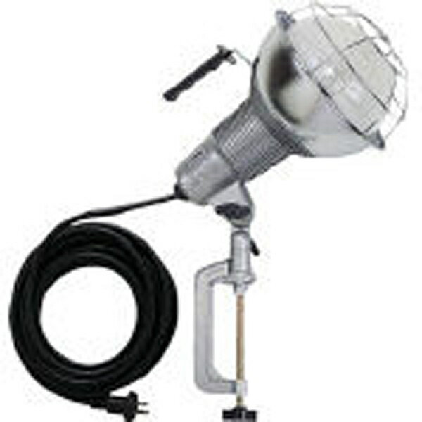 畑屋製作所 ハタヤ 防雨型水銀作業灯 バラストレス水銀ランプ300W 100V5m バイス付 RGM305 6012