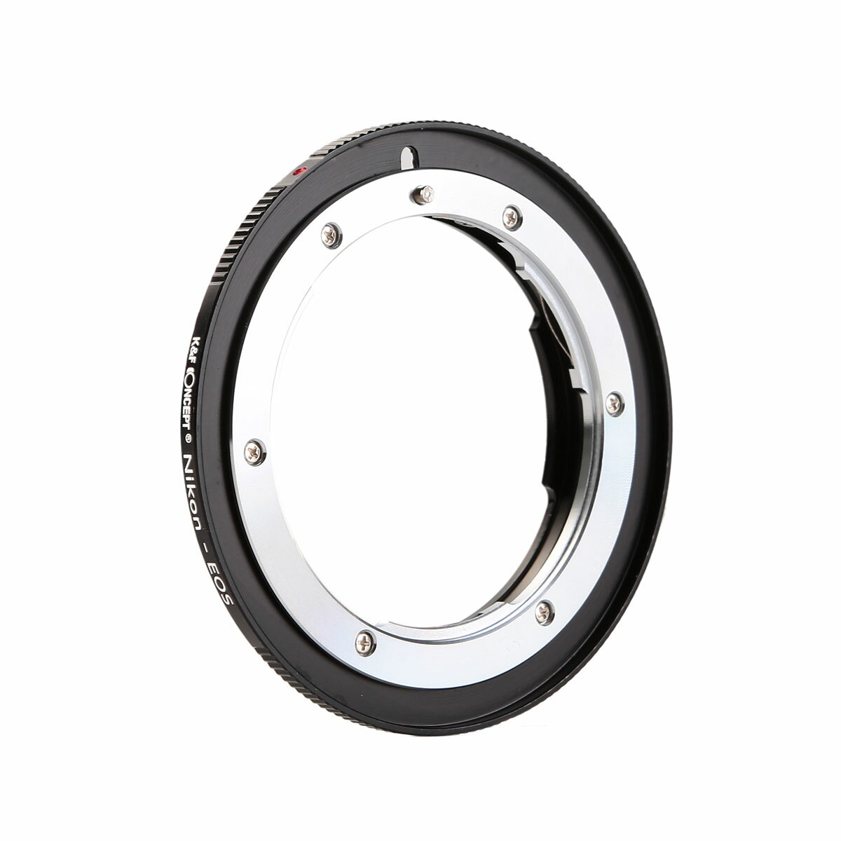 K＆F Concept レンズマウントアダプター KF-NFEF ボディ側:キヤノンEF、レンズ側:ニコンF
