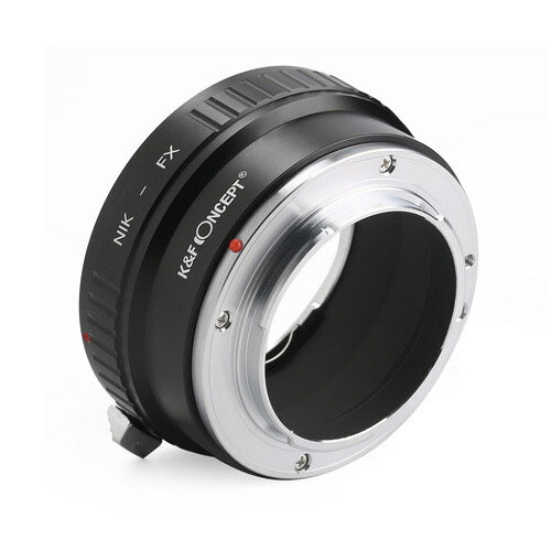 K&F Concept KF-NFX2 マウントアダプター レンズ側：ニコンF ボディ側：フジフイルムX