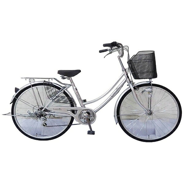 サイモト自転車 26インチ シルバー 楽天市場】サイモト自転車 サイモト自転車 26型 自転車 ラルゲッタ