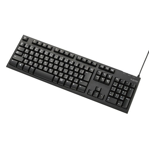エレコム キーボード 有線 メンブレン USB 高耐久 TK-FCM062BK(1個)