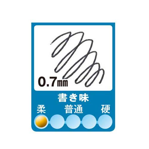 uni ノック式油性ボールペン ジェットストリーム 0.7 黒