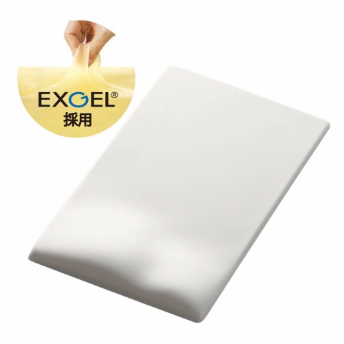 エレコム マウスパッド 疲労軽減 FITTIO Low ホワイト MP-115WH(1個入)