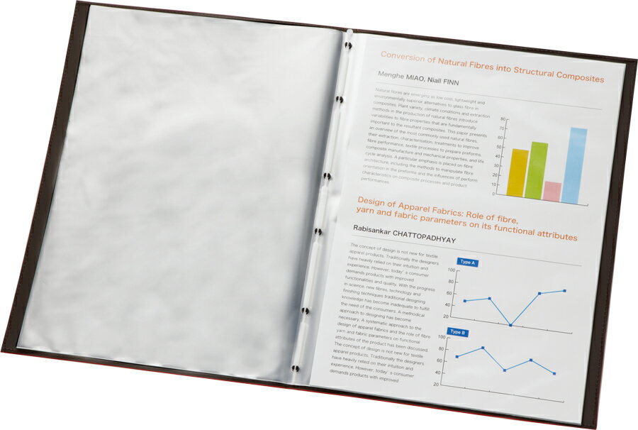 レザフェス クリアーファイル 黒 1931LF(1冊入)