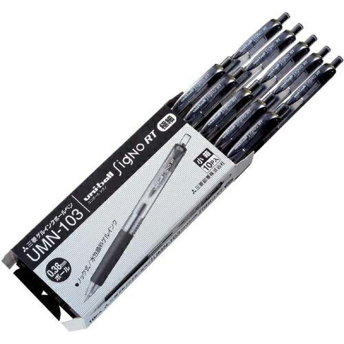 uni ノック式ゲルインクボールペン シグノRT 0.38 黒