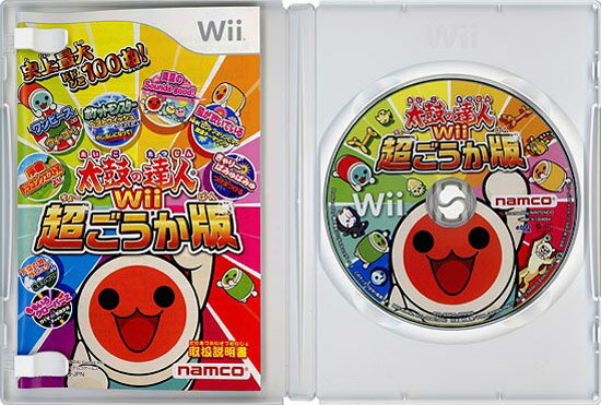 Ｗｉｉ　太鼓の達人Ｗｉｉ　超ごうか版（太鼓とバチ同梱版）