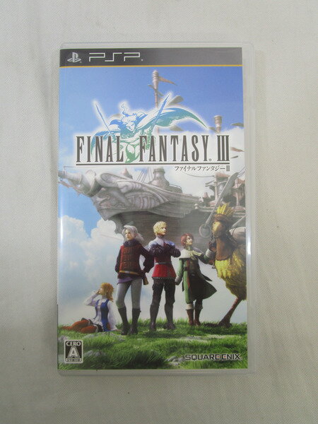 ＰＳＰ　ファイナルファンタジー３