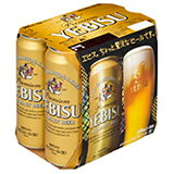 ヱビスビール　缶５００（６缶パック）