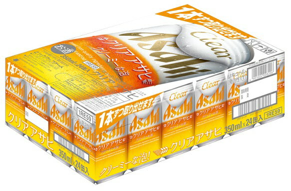Clear Asahi 350ml 6缶パック×4　３箱 楽天市場】アサヒビール クリア アサヒ 缶350ml 6缶パック×4