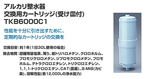 National ビルトインアルカリ整水器交換用カートリッジ TKB6000C1