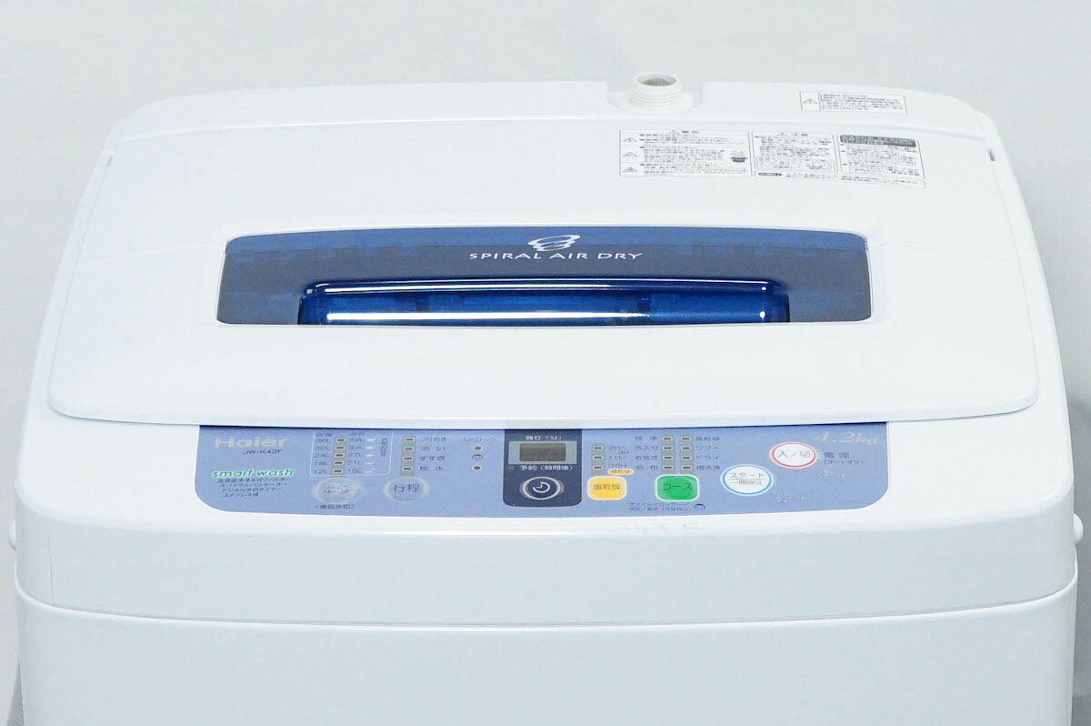 楽天市場】ハイアールジャパンセールス Haier 洗濯機 JW-K42F(W