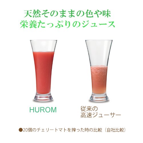 楽天市場】HUROM ヒューロム スロージューサー ブレンドストリームHH