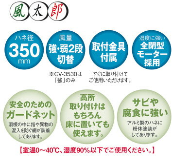 NAKATOMI  風太郎 35cmSUS循環送風機 CV-3510S