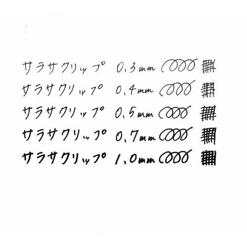 サラサクリップ０．７/黒