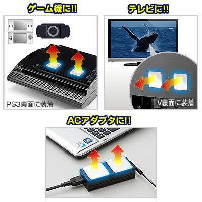 ノートPC冷却 冷却パッド 激冷 ノートパソコン裏に貼るだけでOK (ASSA-7)