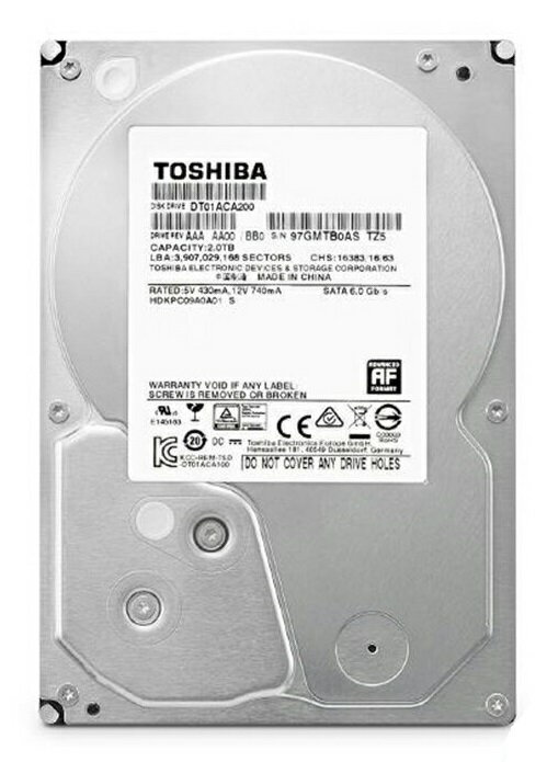TOSHIBA 東芝 DT01ACA200 2TB