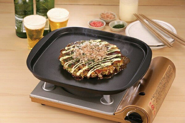 Iwatani 鉄板焼プレート ブラック CB-A-TPP