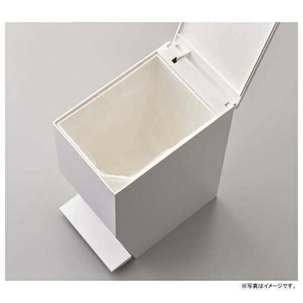 山崎実業 ペダル式トイレポット タワー ホワイト 3385