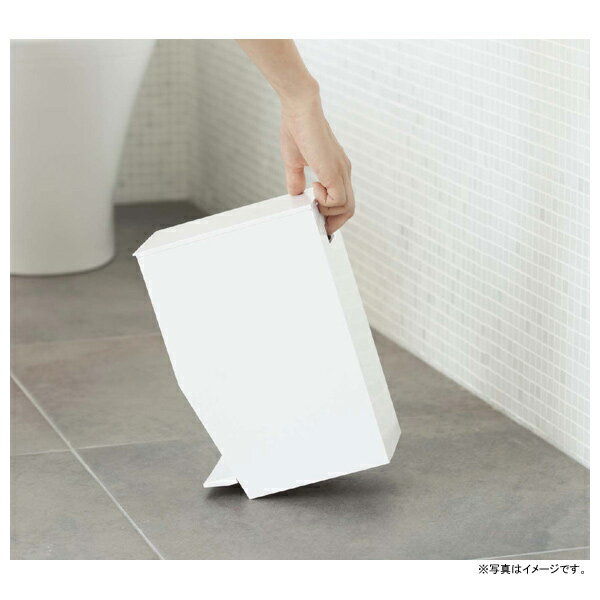 山崎実業 ペダル式トイレポット タワー ホワイト 3385