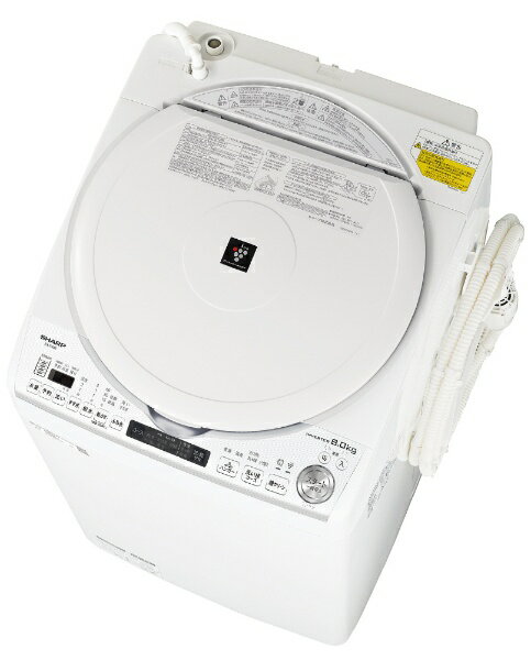 楽天市場】シャープ SHARP 縦型洗濯乾燥機 ES-TX8E-W | 価格比較