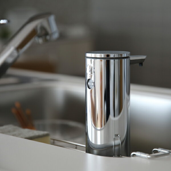 simplehuman シンプルヒューマン 充電式センサーポンプ ブラッシュシルバー ツヤ消しタイプ ST1043