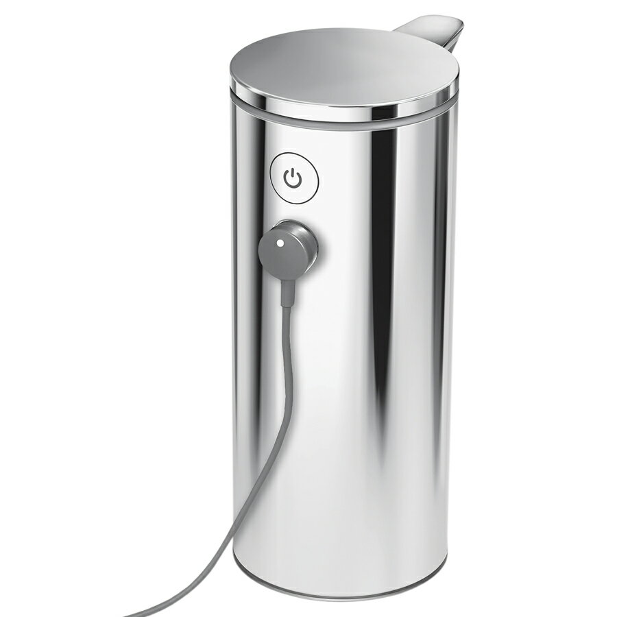 simplehuman シンプルヒューマン 充電式センサーポンプ ブラッシュシルバー ツヤ消しタイプ ST1043