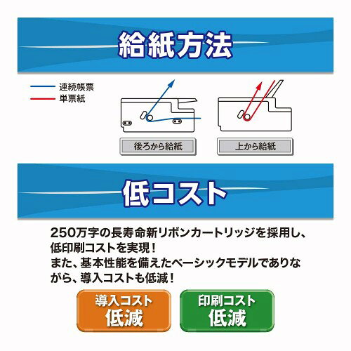 楽天市場】エプソン販売 EPSON ドットインパクトプリンター VP-D500
