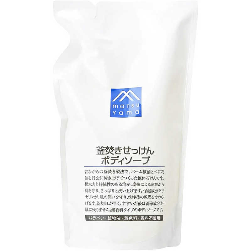 M mark 釜焚きせっけん ボディソープ 詰替用(600ml)