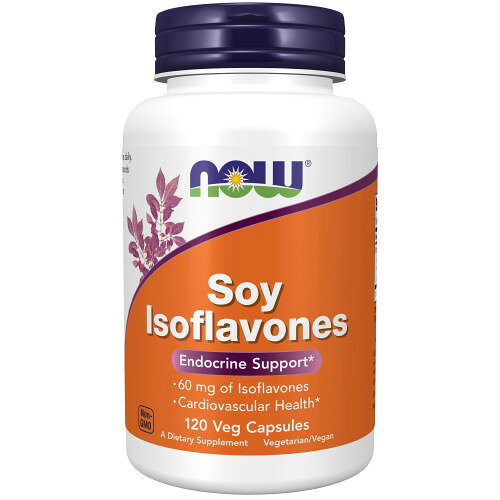 ナウフーズ ソイイソフラボン 植物性カプセル 60mg 120粒 #3288
