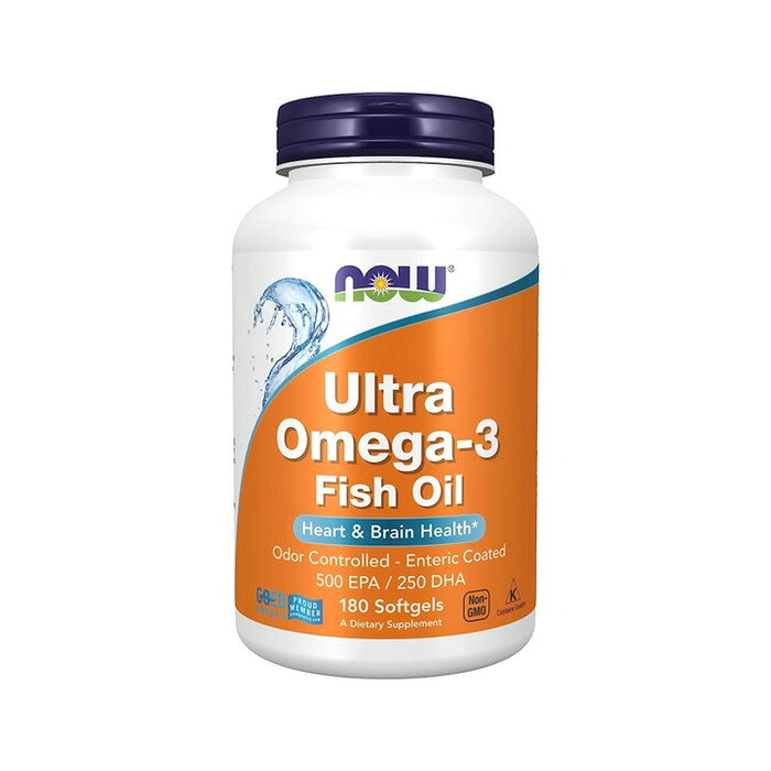 ナウフーズ ウルトラオメガ3 EPA&DHA サプリメント 180粒 NOW Foods Ultra Omega-3 ソフトジェル