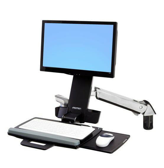 ERGOTRON エルゴトロン LX LX Desk Mounted Monitor Arm With Tilt and Rotation | Ergotron