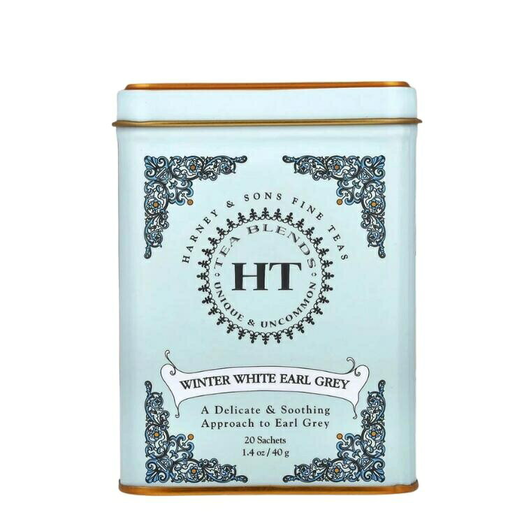 Harney & Sons ウインターホワイト アールグレイ Winter White Earl Grey Tea ティーバッグ 20個