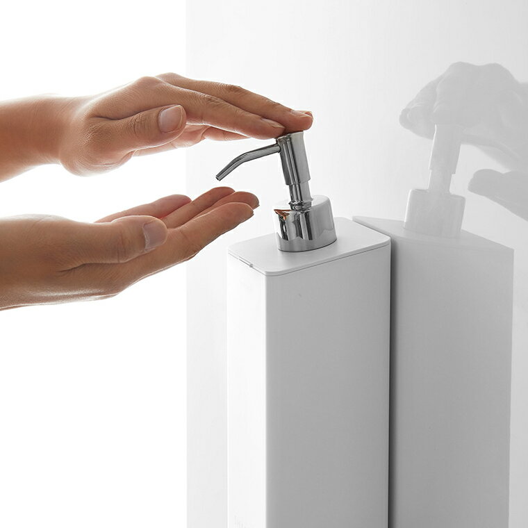 山崎実業 マグネットツーウェイディスペンサー タワー シャンプー ホワイト 4258