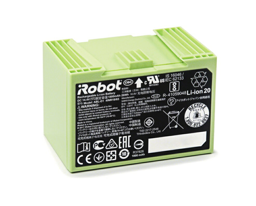 楽天市場】iROBOT ロボット掃除機ルンバ用iRobot XLifeバッテリー