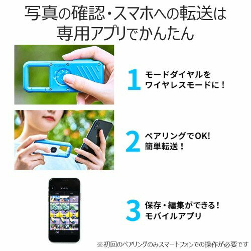 Canon デジタルカメラ ブルー FV-100-BL