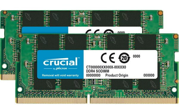 crucial ラップトップ メモリー RAM 16GBキット CT2K8G4SFRA32A