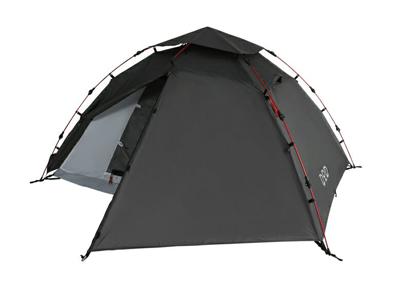 DOD ディーオーディー ライダーズワンタッチテント バイク乗り最適キャンプテント ブラック T2-275