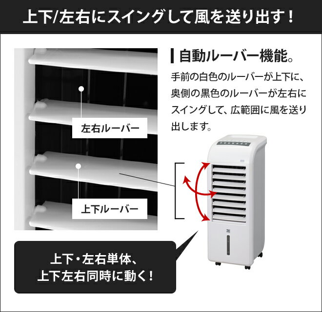 ゼンケン 加湿機能付き スリム温冷風扇 ZHC-1200(1台)