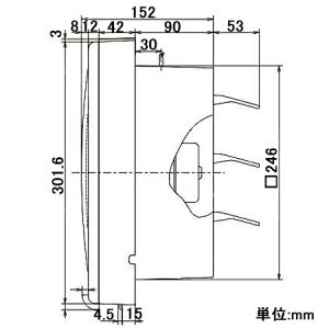 高須産業 フィルター付 換気扇 連動式シャッター FFB-200 20cm・5枚羽根