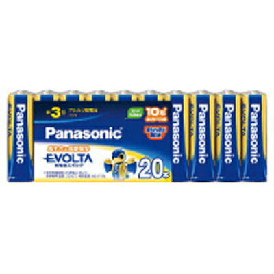 パナソニック アルカリ乾電池 エボルタ 単3形 LR6EJ／20SW(20本入)