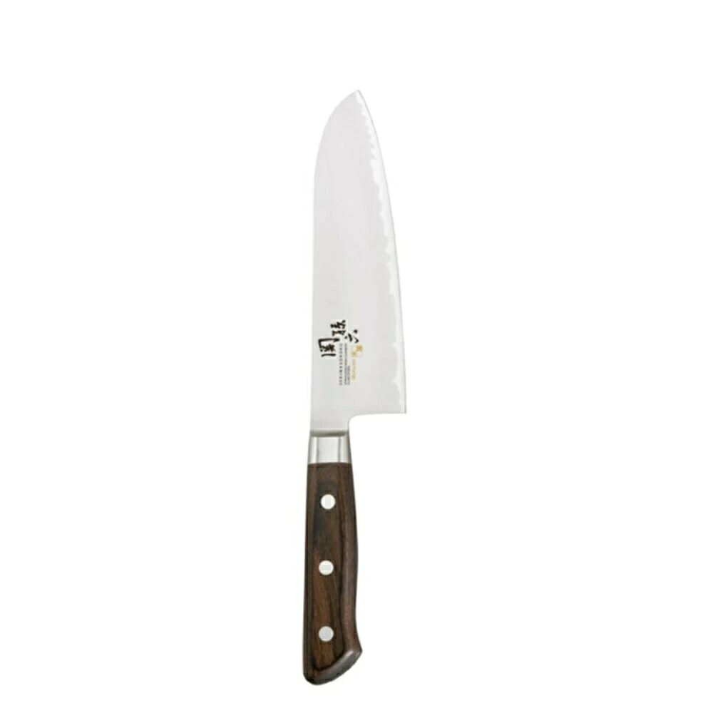 貝印 包丁 関孫六 木蓮 三徳包丁 刃渡り16.5cm AE5156 ｜ 万能包丁 日本製 上質 本格 左右兼用 洋包丁 ステンレス三層鋼 両刃