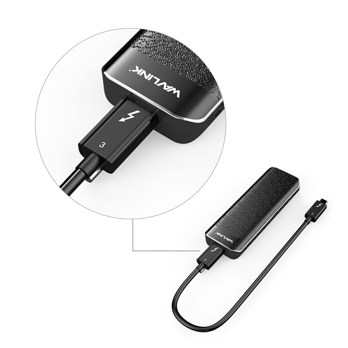 楽天市場】WAVLINK Thunderbolt 3 Nvme External SSD WL-UTE02-A 