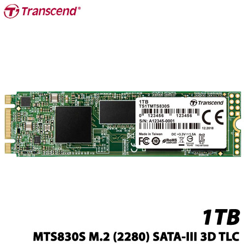 トランセンド・ジャパン 1T M.2 2280 SSD SATA3 B+M Key TLC